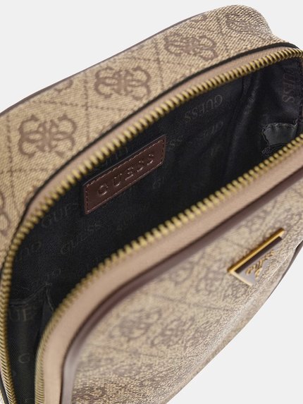 Módní Vezzola crossbody, Hnědá barva, 2023