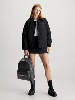 Luxusní Sculpted Campus kabelka, Černá barva, OS