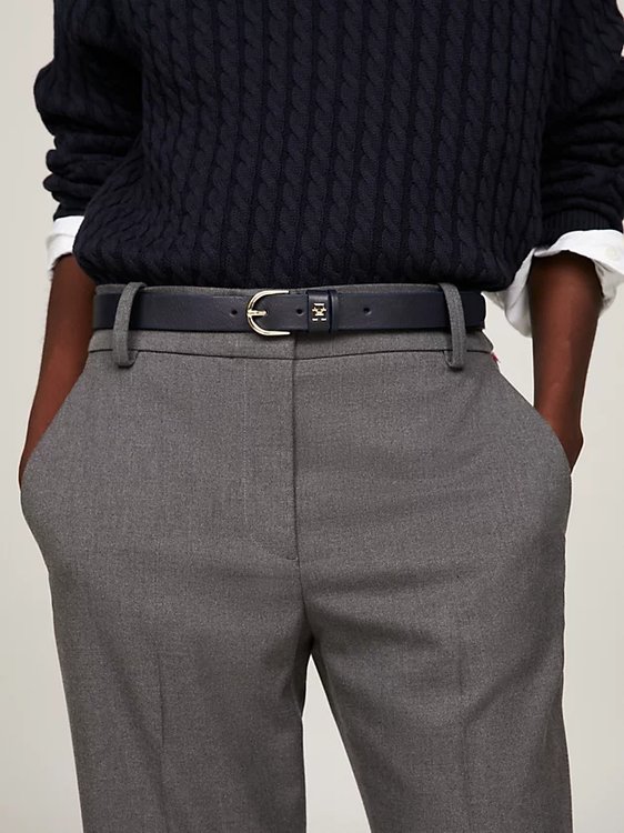 Essential Effort pásek – Tommy Hilfiger, Navy barva Ženy