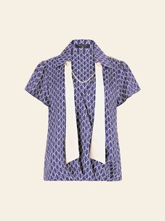 Modrá, Multi barva, New Monogram košile