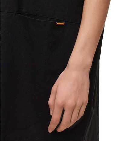 Módní Šaty Core Solids, Černá barva, 2020