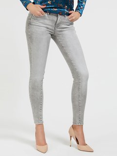 Guess – Jegging jeany, Šedá barva 2