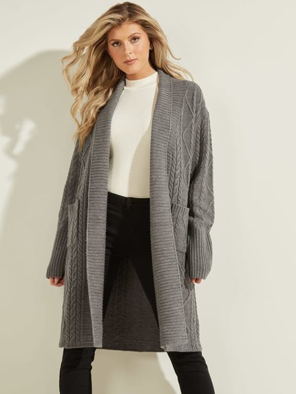 Heidi kardigan Šedá barva Ženy