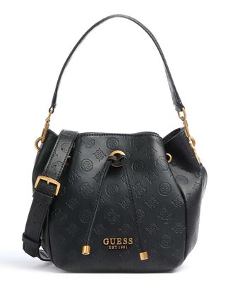 Guess – Zanelle bucket kabelka, Černá barva