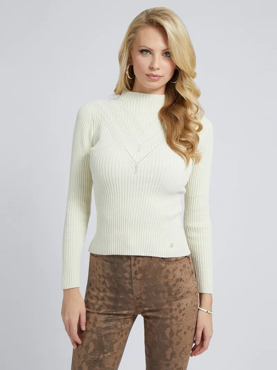 Guess – Rita svetr, Krémová barva
