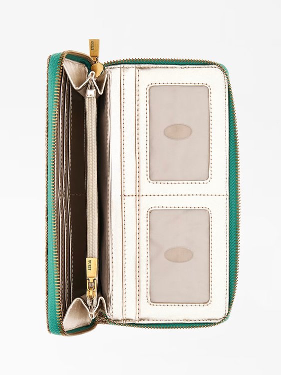 Luxusní Katey peněženka, Zelená barva