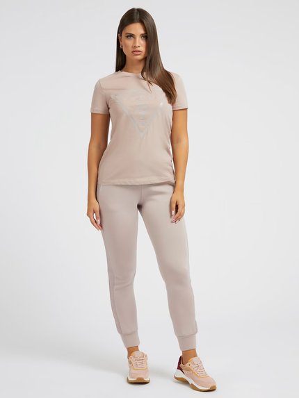 Módní Adele triko, Krémová, Růžová barva, 2023