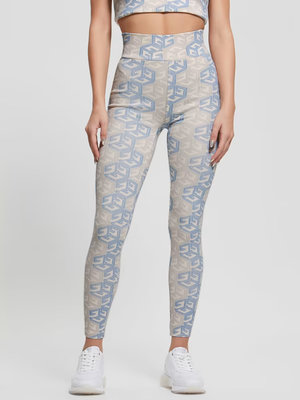 GUESS – G-Cube legíny, Béžová, Modrá barva