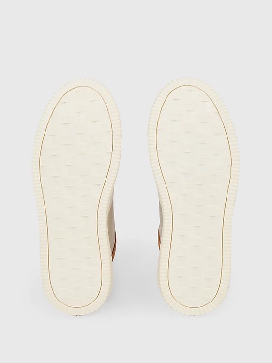 Bílá, Hnědá barva, Chunky Mid kotníková obuv