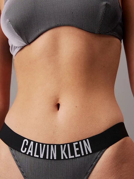 Módní Intense Power plavky, Černá, Šedá barva, 2024