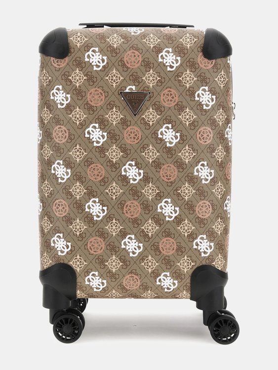 GUESS – Eliette Logo 18 kufr, Hnědá barva