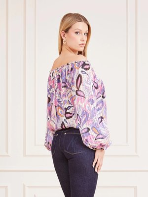 Luise Crused Paisley košile – Marciano, Fialová, Růžová barva Ženy