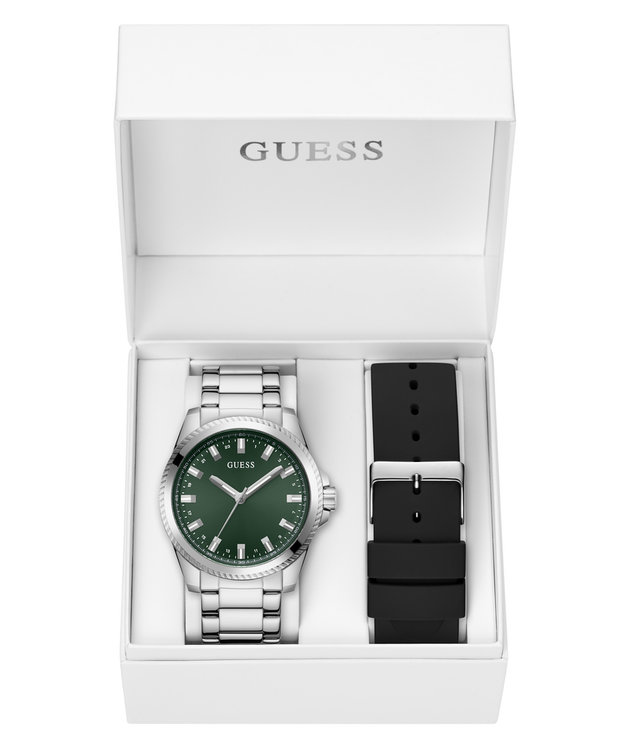 Luxusní Champ hodinky, Černá, Stříbrná, Zelená barva, UNI