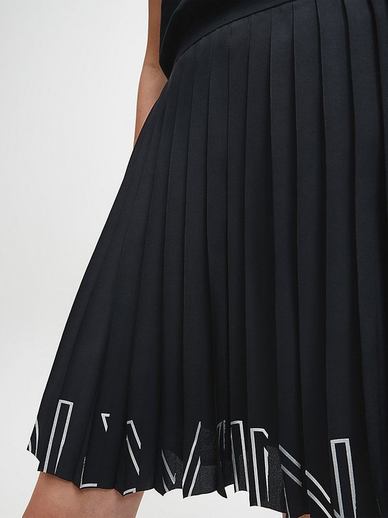 Luxusní Logo Sukně, Černá barva, XS, S, M