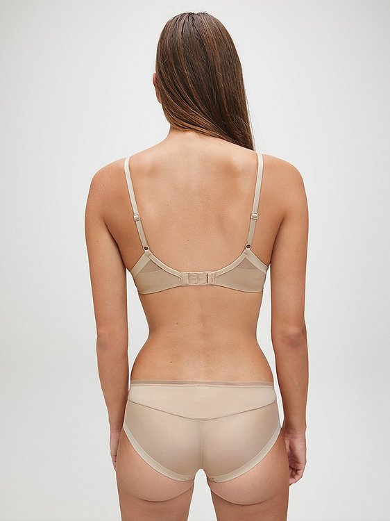 Módní Demi podprsenka, Béžová barva, BASIC                                   