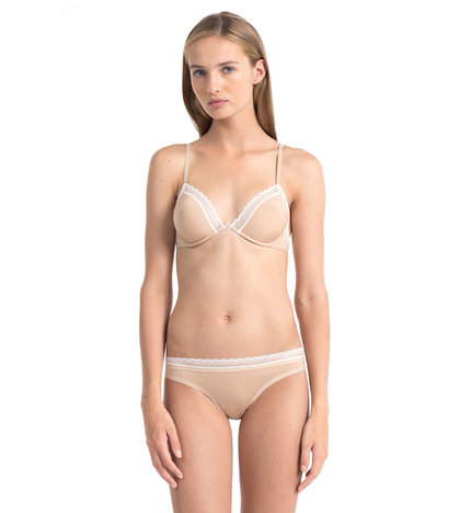 Módní Kalhotky Signature, Béžová barva, BASIC                                   , BASIC                                   