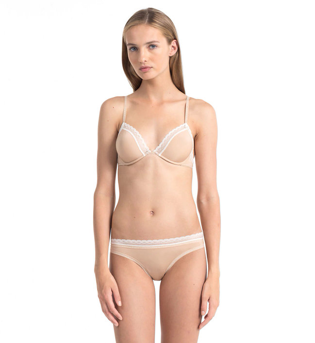 Módní Kalhotky Signature, Béžová barva, BASIC                                   , BASIC                                   