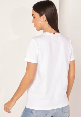 TH Essential triko – Tommy Hilfiger, Bílá barva Ženy