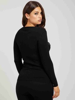 Luxusní Odette svetr, Černá barva, XS, S, M, L, XL 1