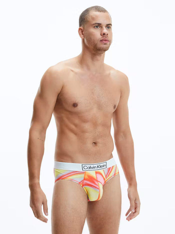 Pride slipy – Calvin Klein Underwear, Multi, Červená, Žlutá barva Muži