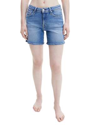 Calvin Klein Jeans – Denim kraťasy, Modrá barva
