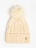 Guess – Pompom čepice, Krémová barva