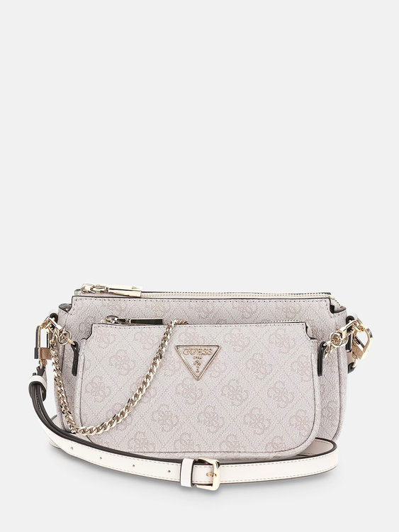 GUESS – Noelle crossbody, Béžová barva