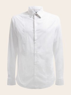 Oliver košile Bílá barva Muži