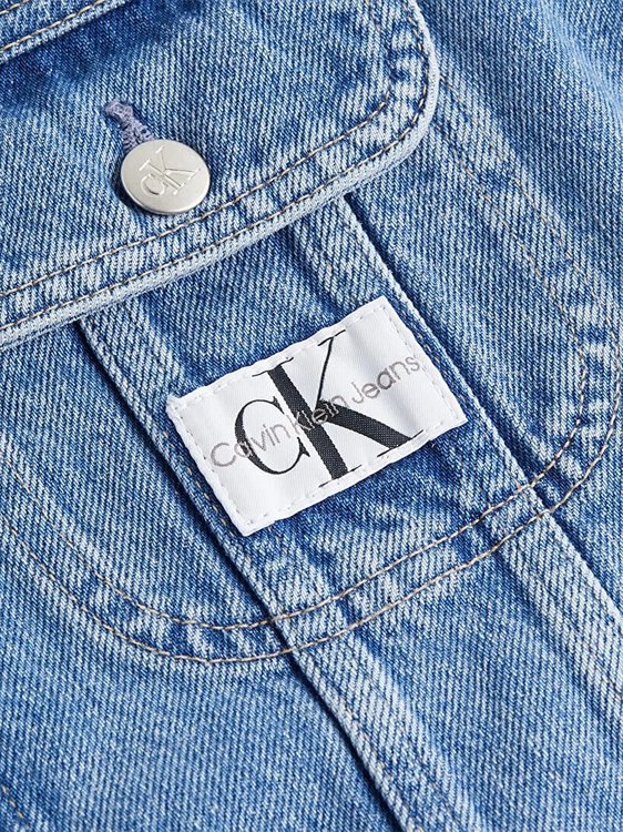 Luxusní 90's Denim bunda, Modrá barva, XS, S, M, L