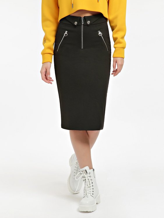 Guess – Pilar sukně, Černá barva