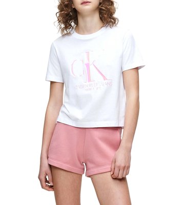 Triko Iridescent Ck – Calvin Klein Jeans, Bílá barva Ženy, Ženy, Ženy, Ženy, Ženy