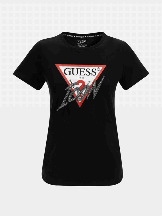 Módní Icon logo tričko, Černá barva, 2022 1