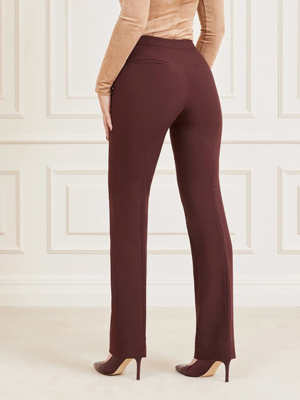 Luxusní Sally kalhoty, Bordó barva, 38(XS), 40(S), 42(M), 44(L), 46(XL)