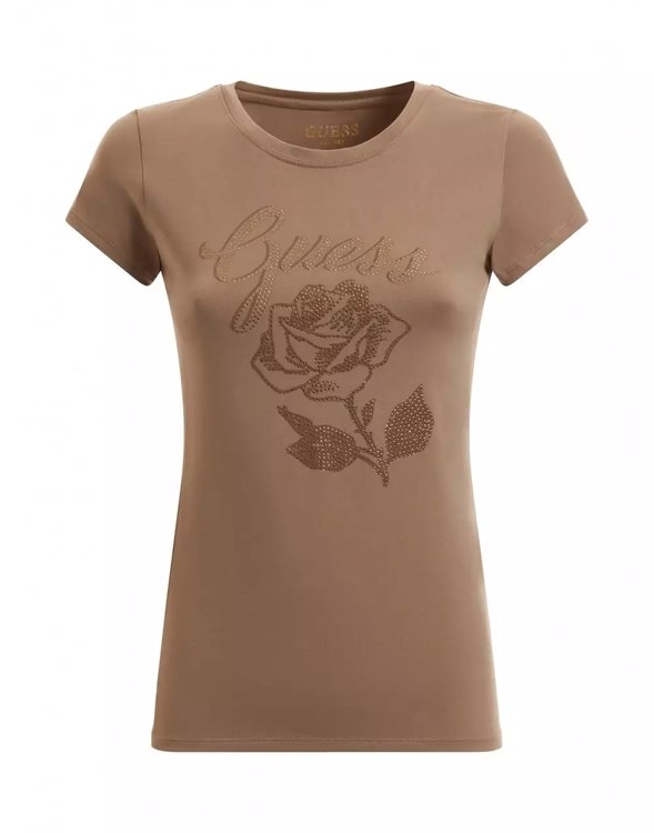 Luxusní Rose triko, Béžová barva, XS, S, M, L