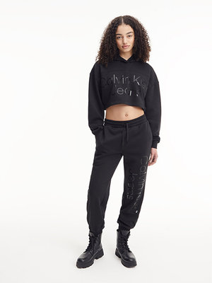 Shiny Institutional mikina – Calvin Klein Jeans, Černá barva Ženy