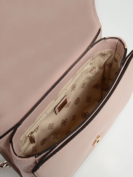 Módní Abey crossbody, Růžová barva, 2023