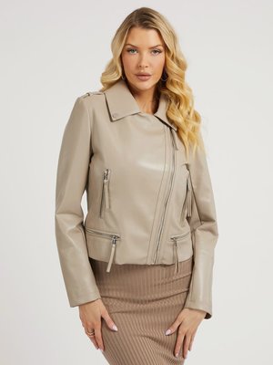 GUESS – New Monica bunda, Béžová barva