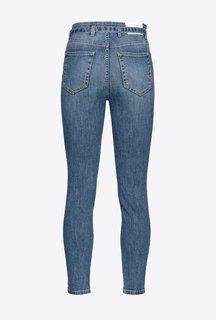 Susan jeans Modrá barva Ženy