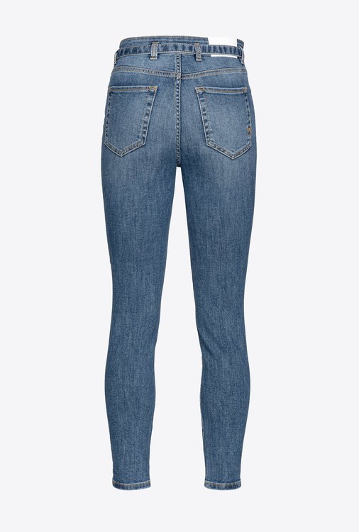 Susan jeans Modrá barva Ženy