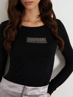 Luxusní W4RP24K68D2-JBLK BODY L/S, Černá barva, XS, S, M, L