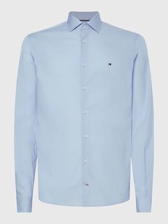 Flex Poplin košile Modrá barva Muži