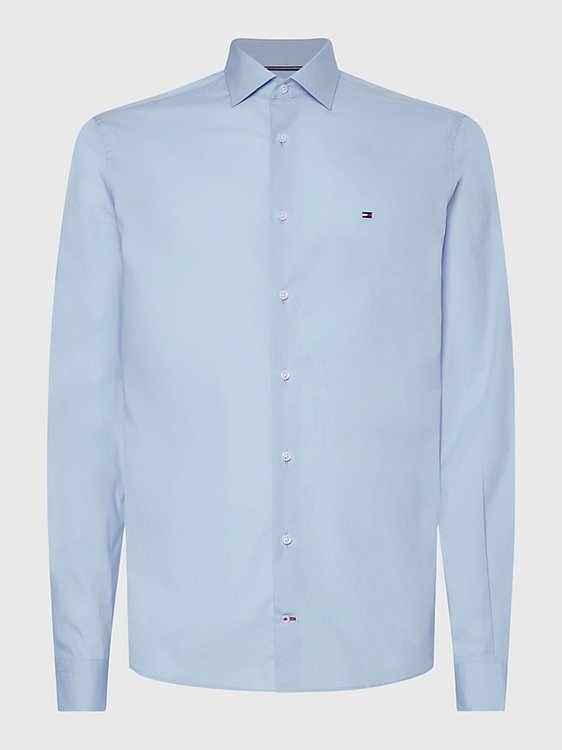 Flex Poplin košile Modrá barva Muži