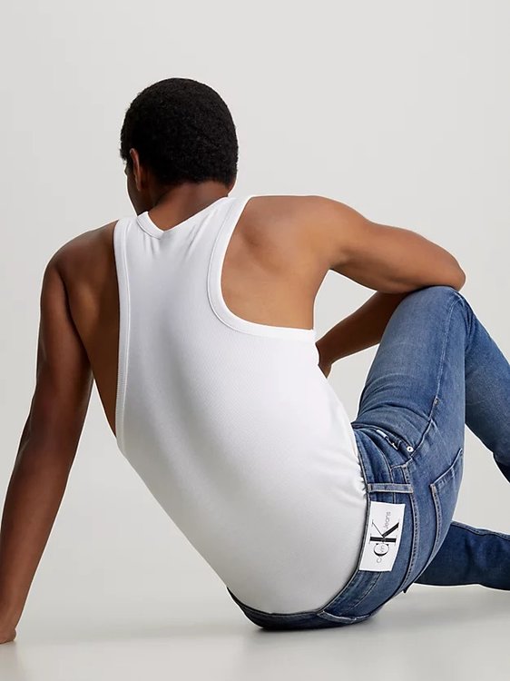 Módní Slim jeans, Modrá barva, 2024