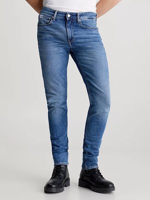 Calvin Klein Jeans – Slim Taper jeans, Modrá barva