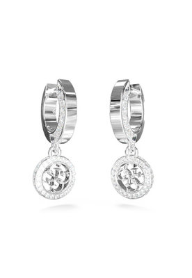 GUESS – 4G Crush náušnice, Stříbrná barva