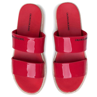 Módní Sandály Frances, Červená barva, 2020