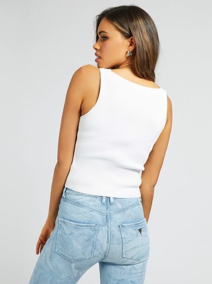 Módní Top, Bílá barva, 2021