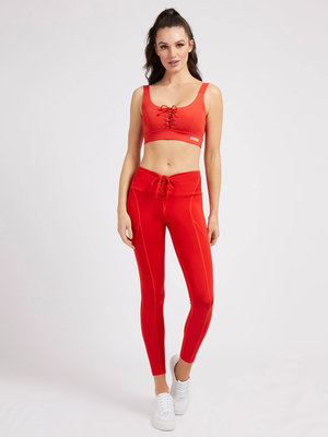 Módní Agatha legíny, Červená barva, 2022