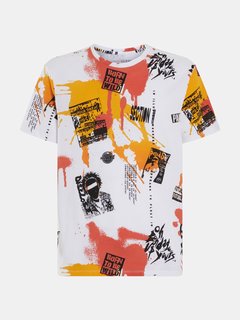 Módní Paint tričko, Bílá barva, 2022 1