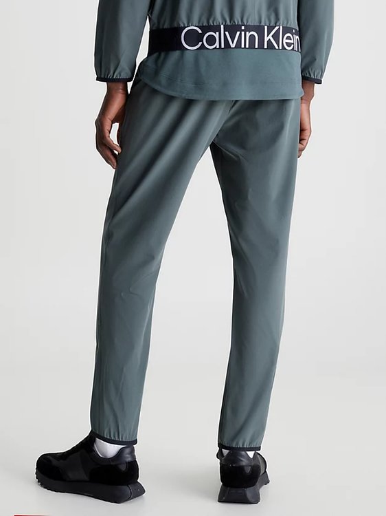 Woven tepláky – Calvin Klein Performance, Modrá, Šedá barva Muži